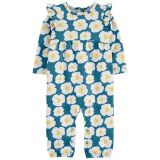 Carters Baby Floral Cotton Jumpsuit