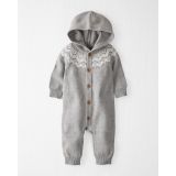Carters Organic Sweater Knit Hooded Jumpsuit