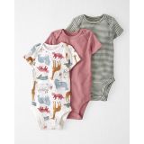 Carters 3-Pack Cotton Rib Bodysuits