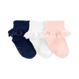 Carters 3-Pack Lace Cuff Socks