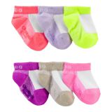 Carters 6-Pack Neon Ankle Socks