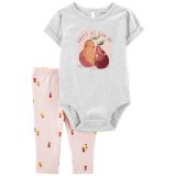 Carters 2-Piece Pear Bodysuit Pant Set