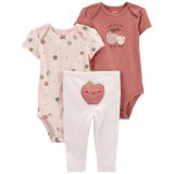 Carters 3-Piece Apple Little Character Set