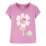 Carters Floral Jersey Tee