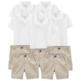 Carters Uniform Shirt and Shorts Set