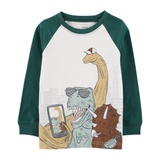 Carters Dinosaur Jersey Tee