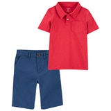 Carters 2-Piece Polo Shirt & Short Set