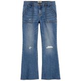 Carters High-Rise Flare Jeans: Rip & Repair Remix