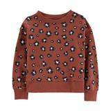 Carters Leopard French Terry Top