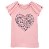 Carters Girls Are Powerful Heart Flutter Tee