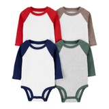 Carters 4-Pack Long-Sleeve Bodysuits