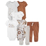 Carters 7-Piece Bodysuit Pant Set