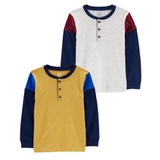 Carters 2-Pack Henley Tees