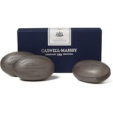 Caswell-Massey Triple Milled Luxury Bath Soap Centuries Sandalwood Gift Set - Famed Fragrance - 5.8 Ounces Each, 3 Bars