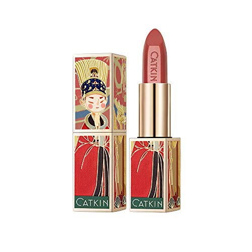  CATKIN Rouge Matte Lipstick, Waterproof Long Lasting Satin Moisturizing Smooth Soft 0.13 Ounce-Chinese Style-CO132