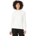 CeCe Pleated Sleeve Mock Neck Sweater