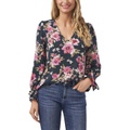 CeCe Long Sleeve V-Neck Top