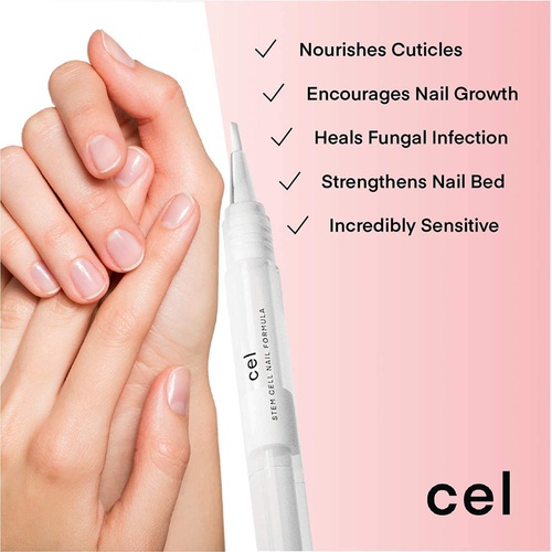  Cel MD Cuticle Oil Pen Nail Strengthener Repair Serum  Nail Repair For Damaged Nails  Helps Repair & Nourish Cracked Nails and Rigid Dry Cuticles - Set of 2