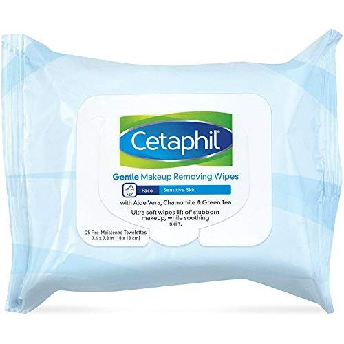  Cetaphil Gentle Makeup Removing Wipes, 25 towelettes