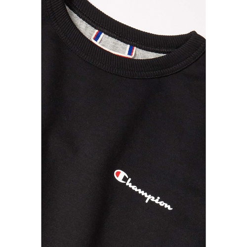  Champion Powerblend Graphic Small Logo Crew Sweatshirt