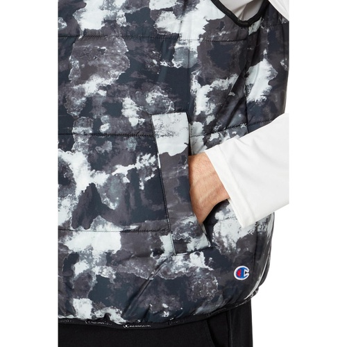  Mens Champion All Over Print Puffer Vest