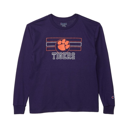  Champion College Kids Clemson Tigers Long Sleeve Jersey Tee (Big Kids)