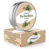 Chamuel TEA TREE OIL BALM -100% All Natural | Great Cream for Soothing Skin Irritations like Eczema, Psoriasis, Rashes, Jock Itch, Folliculitis, Angular Cheilitis, Itches, Dry Chapped Skin