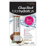 ChapStick Total Hydration Coconut Lip Balm Tube, Hydrating Coconut ChapStick for Lip Care - 0.12 Oz