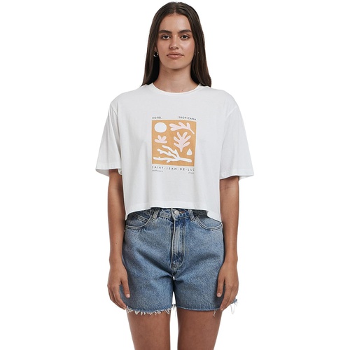  Charlie Holiday Coral Boxy Tee