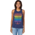 Chaser Rainbow Woodstock Cotton Jersey Crew Neck Tank