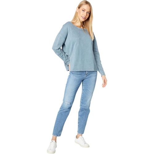  Chaser Slub French Terry Long Sleeve Pullover with Zipper Detail
