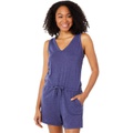 Chaser Tri-Blend Jersey Double V Tank Romper