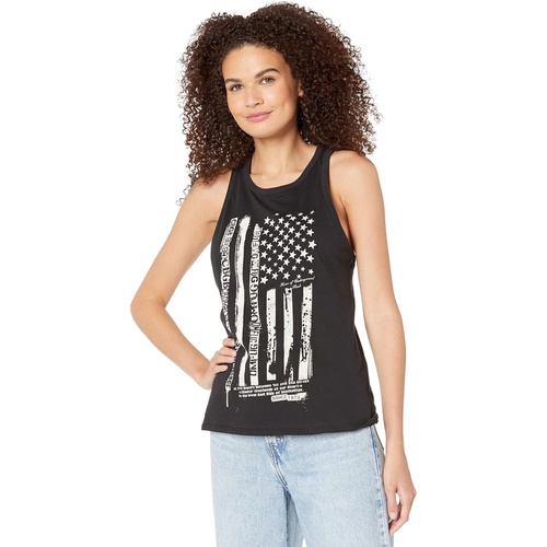  Chaser CBGB Flag Cotton Jersey Crew Neck Tank