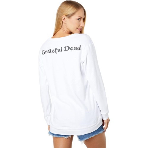  Chaser Grateful Dead Steal Your Face Cotton Fleece Crew Neck Pullover