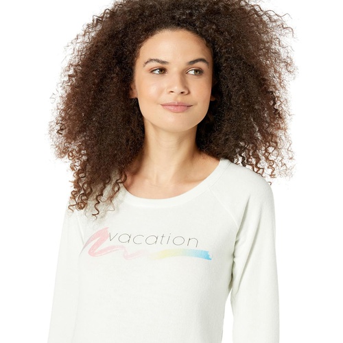  Chaser Vacation Recycled Bliss Knit Raglan Pullover