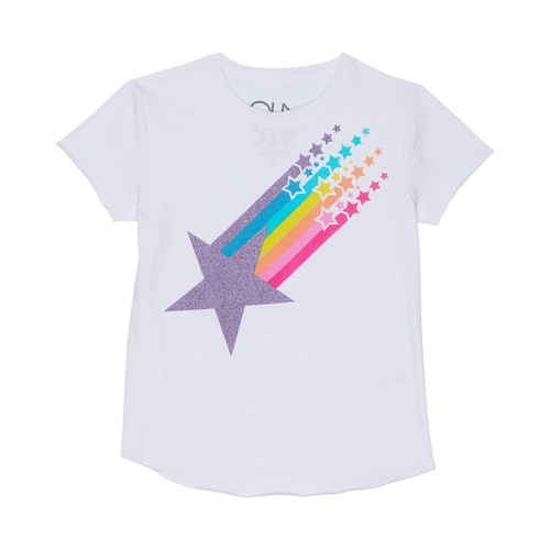  Chaser Kids Neon Stars Short Sleeve Shirttail Crew Neck (Toddleru002FLittle Kids)