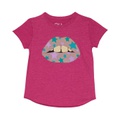 Chaser Kids Star Lips Short Sleeve Shirttail Crew Neck (Toddleru002FLittle Kids)