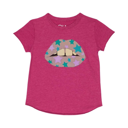  Chaser Kids Star Lips Short Sleeve Shirttail Crew Neck (Toddleru002FLittle Kids)