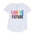 Chaser Kids I am the Future Short Sleeve Shirttail Crew Neck (Toddleru002FLittle Kids)