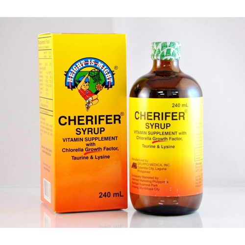  CHERIFER Syrup with Chlorella Growth Factor, Taurin & Lysine