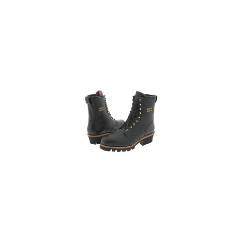  Chippewa 8 Black Logger W/P Insulated Steel Toe