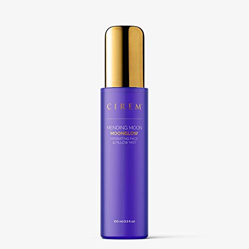  Cirem Mending Moon Moonglow Hydrating and Corrective Night Face Mist and Toner with Cucumber, Aloe, Rose, Lavender, Chamomile, and Tripeptide 5