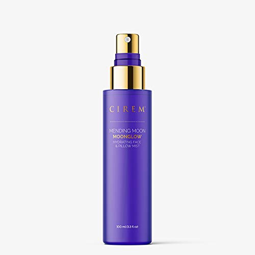  Cirem Mending Moon Moonglow Hydrating and Corrective Night Face Mist and Toner with Cucumber, Aloe, Rose, Lavender, Chamomile, and Tripeptide 5