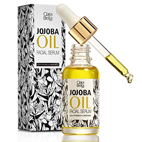  Clara Bella Health Organic Jojoba Oil Facial Serum -100% Pure - Anti Aging Serum - Intense Hydration Face Serum (Pro Formula)