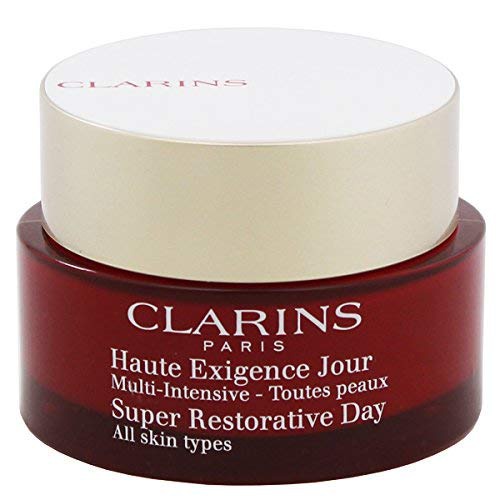  Clarins Super Restorative Day Cream Nourishing Anti-Aging Moisturizer for All Skin Type, 1.7 Ounce