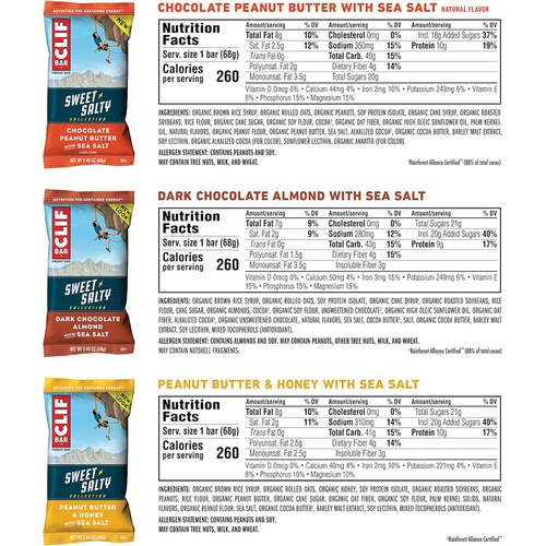  CLIF BARS with 1 Shot of Espresso - Energy Bars - Coffee Collection Variety Pack - 65 mgs of Caffeine Per Bar - Made with Organic Oats - Plant Based Food- Kosher (2.4 Ounce Breakfa