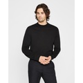 Long Sleeve Wool Mock Neck Shirt