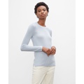 Cashmere Silk Rib Crewneck