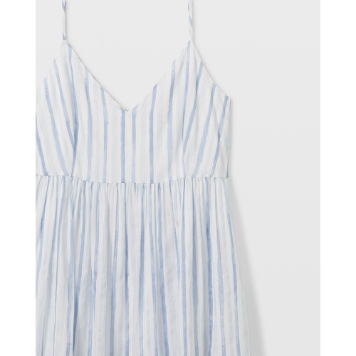 클럽모나코 Striped Sleeveless Tiered Dress