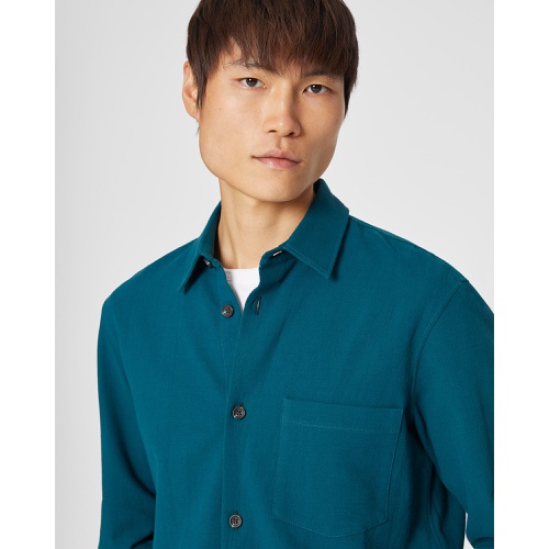 클럽모나코 Long Sleeve Textured Standard Workshirt